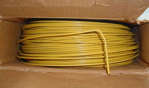 500 Feet THHN/THWN WIRE- 12 AWG 600 V Solid Copper Wire Yellow