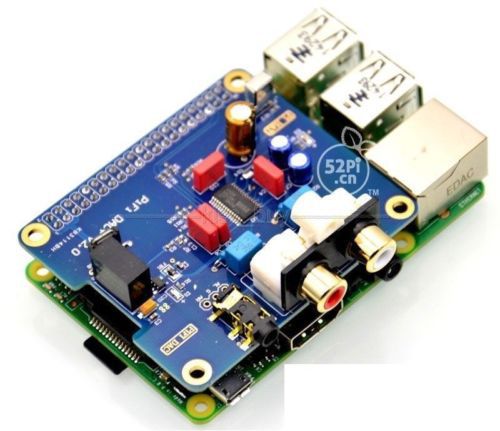 Raspberry pi b+ 2b hifi dac + audio sound card i2s interface special pcm5122 for sale