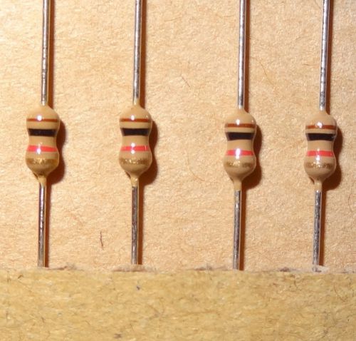 10  pcs 1.5k  (1k5) ohms  5% 1/8W metal film resistors P/N CF12-152-JTW