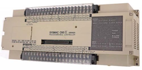 Omron Sysmac C60K C60K-CDR-A 24VDC DIN Terminal Block Programmable Controller