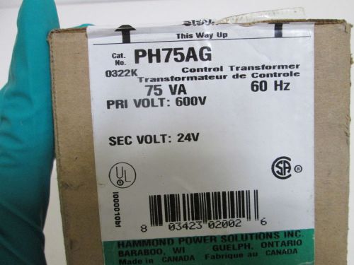 HAMMOND TRANSFORMER PH75AG *NEW IN BOX*
