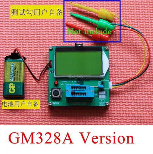 12864 GM328 Transistor Tester Diode Triode Capacitance ESR Meter MOS/PNP/NPN