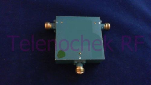 RF microwave single junction circulator  900 MHz - 2050 MHz /  50 Watt/ data