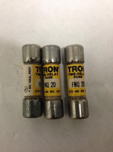 TRON FNQ 20 TIME DELAY FUSES - 10kA 600V