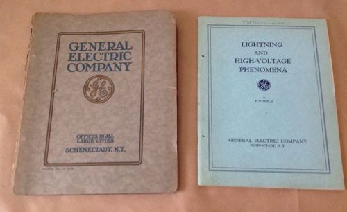 Old General Electric Company GE Catalogs Lightning &amp; High Voltage Phenomena
