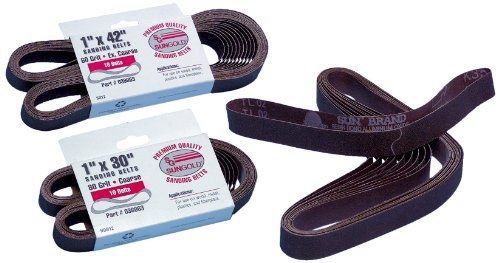 Sungold Abrasives 038117 1-Inch by 30-Inch 220 Grit Belt X-Weight Cloth Premium