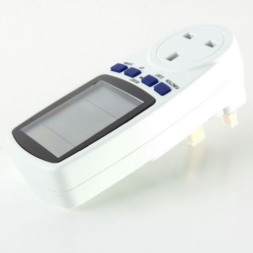 UK Plug Energy Meter Watt Volt Voltage Electricity Monitor Analyzer Power FE