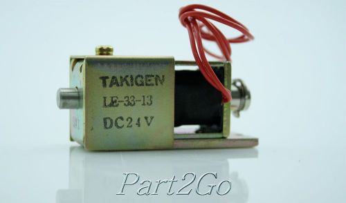 TAKIGEN SOLENOID LOCK LE-33-13 LOCKED WHEN TURNED ON Electromagnet