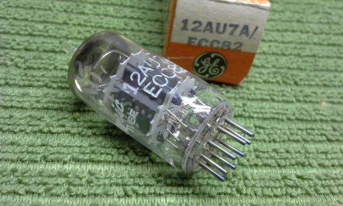 12AU7A dual triode tube hi-end preamp GE (ECC82) NOS NIB grey plt