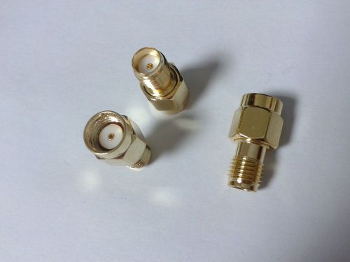 50 pcs Gold plated SMA female jack to RP-SMA male jack center RF coaxial adapter