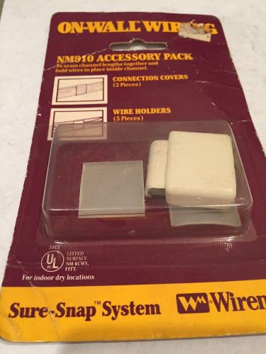 WIREMOLD CONNECTION COVERS AND WIRE HOLDERS IVORY NM910 ACCESSORY PACK