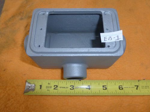 NEW 3X 3/4&#034; APPLETON ELECTRIC Single Gang Deep Electrical Box Cast Type FDCT