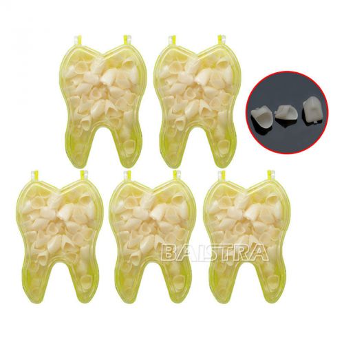 NEW 5 Boxes Dental Othodontic Temporary Crown Material for Anterior Front Teeth