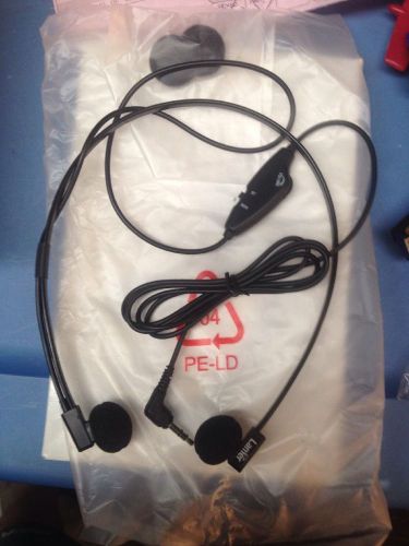 Lanier MP-555425-3117 3.5 Dual Speaker Headset NIB extra pair of ear cushions