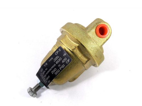 Cash valve 1/4&#034; type cp-2 max 600 psi range 200-400 set 350 psi of for sale