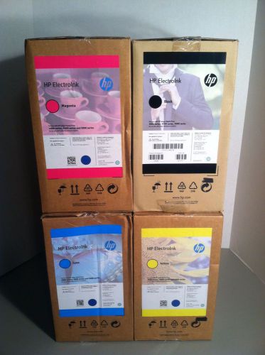 Full Set 1 Box of each CMYK , HP Indigo Ink, Series 2 presses 3000, 4000, 5000