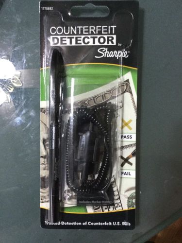 Sharpie Counterfeit Detector Pen W/Coil Cable