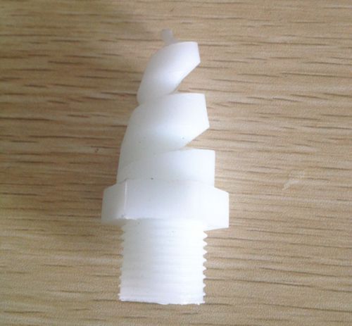 100pcs new plastic pp spiral cone spray nozzle  1/2&#034; bspt white for sale