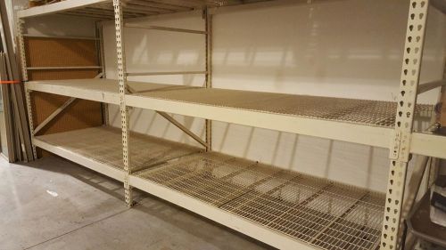 3 sections ridgurak pallet rack 95&#034; l x 49&#034; d  x 7&#039;t warehouse rack industrial for sale