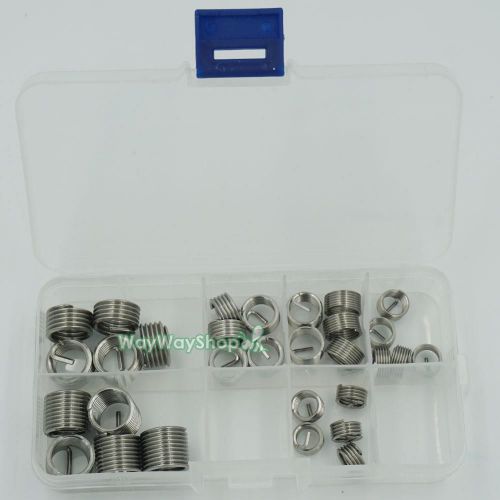 30 pcs m8 m10 m12 helicoil stainless steel thread repair insert assortment kit for sale