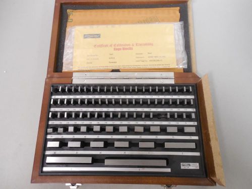 Fowler 81 piece economy grade gage block set  .05 to 4&#034; 53-672-081 for sale