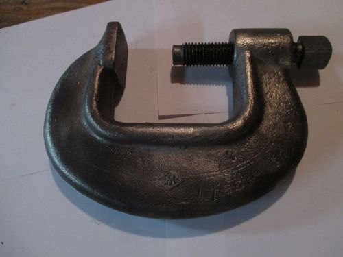 J.H.Williams No.13 Vulcan Heavy Service C-Clamp 3-1/4&#034; Opening 3&#034; Throat USA