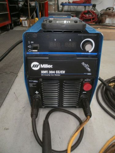 Miller xmt 304 cc/cv autolink multi process inverter welder mig tig stick pulse for sale
