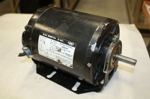 A.O. SMITH 316P760 1/2 HP, 115 VOLT, 1725 RPM, SINGLE PHASE ELECTRIC MOTOR