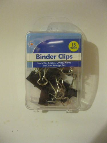 #46700197 Binder Clips (15 assorted sizes)