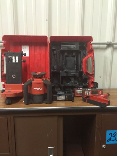 Hilti PR 35 Rotating Laser WithPR 35 Level And PRA 35 Receiver Used In Case