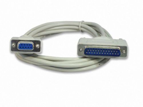 NEW EPSON NULL MODEM SERIAL CABLE 9 PIN-25 PIN TM-T88 M129B M129C M129H TM-U200