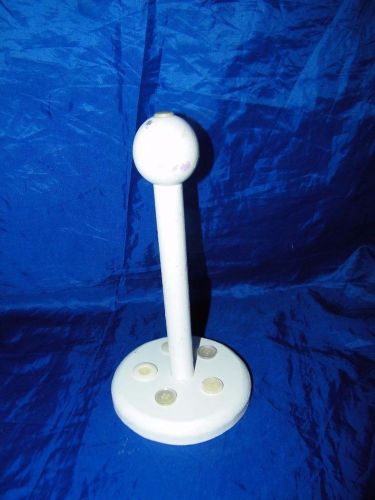 Vintage Wood Hat Stand Cottage White Chippy Shabby but Chic 13586