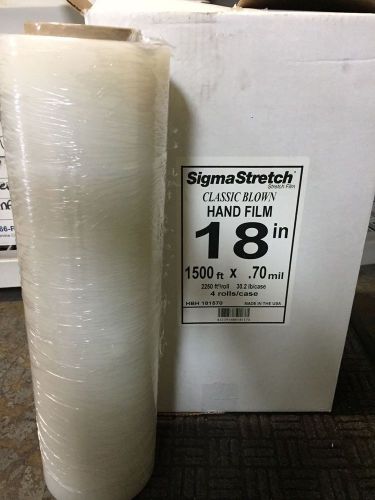 Sigma Stretch Film 18&#034; x 70 Gauge x 1500&#039;