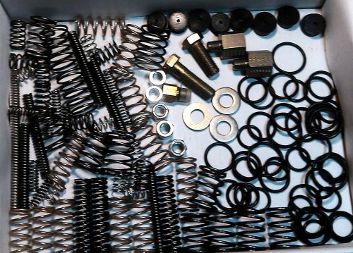 Assorted machine shop hardware 12lbs mixed lot springs o-rings bolts washers etc for sale