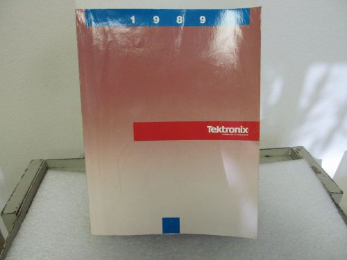 Tektronix products vintage catalog....1989 for sale