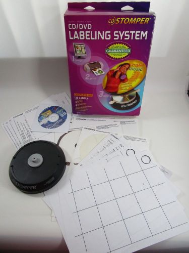CD Stomper CD / DVD labeling system (Missing only 1 CD &amp; 1 DVD labels)