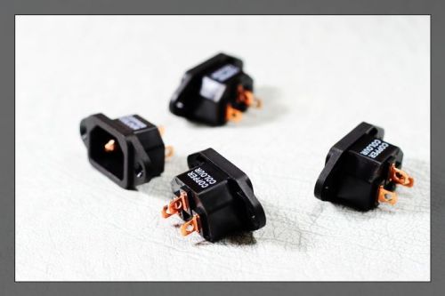 Copper Colour advanced copper tailstock end hi-fi power plug 1pcs