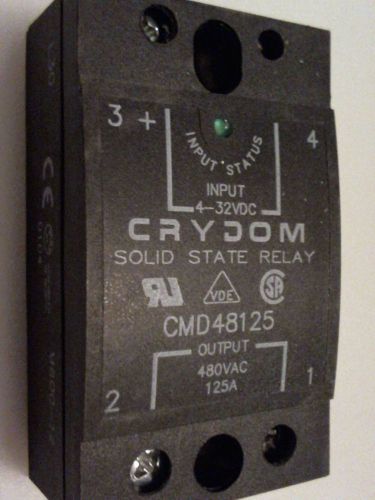 Crydom CMD48125 Solid State Relay  Panel Mount, 480Vac, 32Vdc, 125A