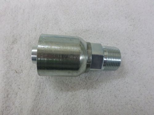 10178-16-16 Parker 1&#034; Male NPT Pipe x 1&#034; i.d. Hydraulic Crimp Hose Fitting