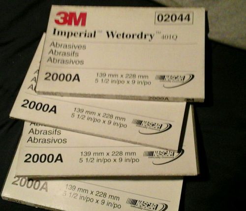 3m Imperial wet or dry 2000 grit  02044