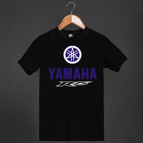 YZF R25 2015 Motorcycles Sporbike New Logo Black T-Shirt