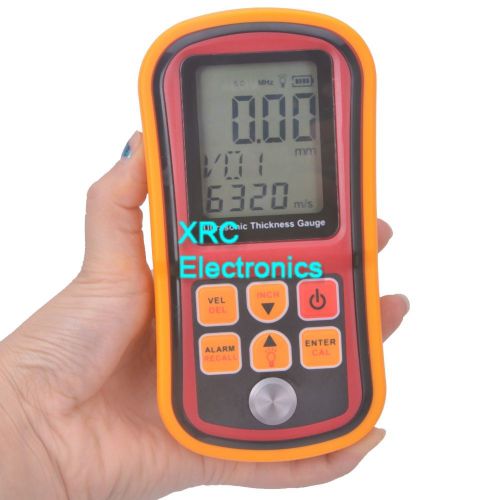 Gm130 professional ultrasonic thickness gauge large lcd display with backlight for sale