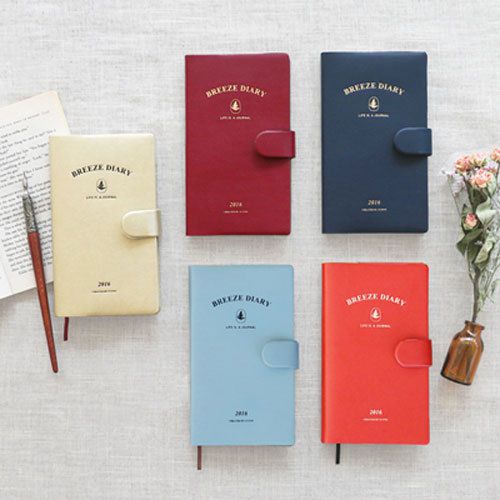 2016 iconic breeze diary scheduler journal planner agenda notebook organizer for sale