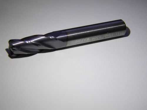 M.a ford 11139374a 10mm dia 1.5mm radius tialn end mill for sale