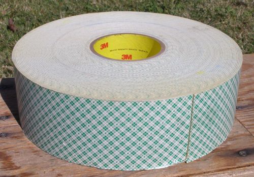 Large Roll 3M Double Back Foam Adhesive Tape 3&#034; Wide Carpet Mounting Automotive