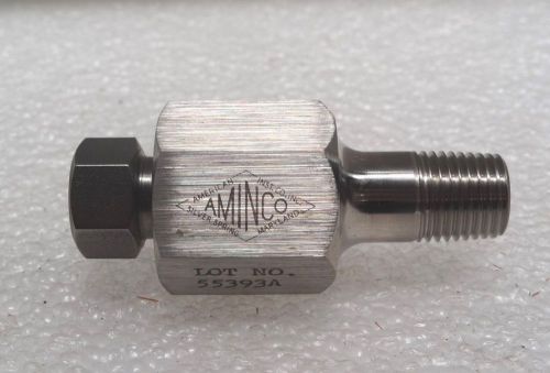 Aminco Adapter 45-16307 1/4 HP x 1/8&#034;MNPT Stainless Steel