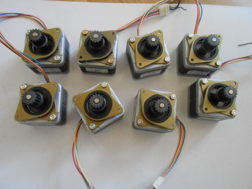 Lot of 8 stepper motor nema 17 - cnc robot reprap makerbot arduino 3d printer for sale