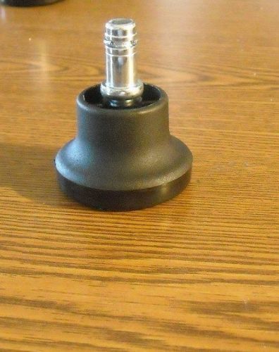Office Chair  Repacement Bell Glides  Casters  Black Set of 5