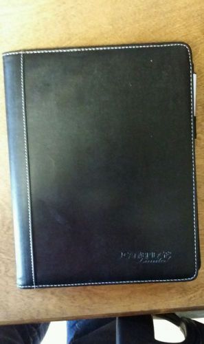 Leather 8&#034;x10&#034; note pad folder