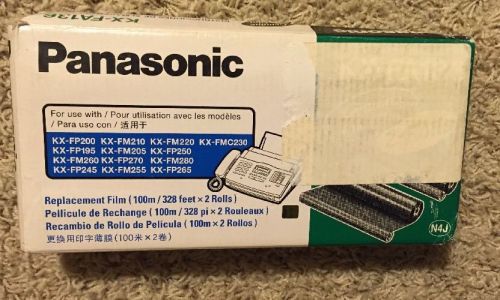 Panasonic KX-FA136 Geniune Ink Film 2 Rolls Replacement Film Fax Cartridge